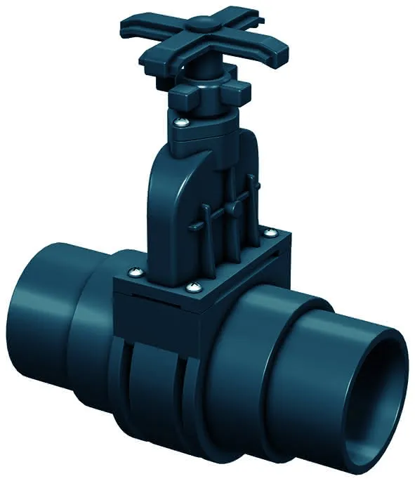 ACO Zulaufschieber PVC DN150/ mit Spitzende Dm. 160