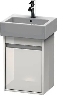 DU WTU wandhängend Ketho 320x400x550mm 1 Tür, TA li., f.070445, weiß hochglanz