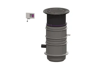 KESSEL-Pumpstation Aquapump Medium Duo, GTF 600, 1300-1750 mm, Klasse B