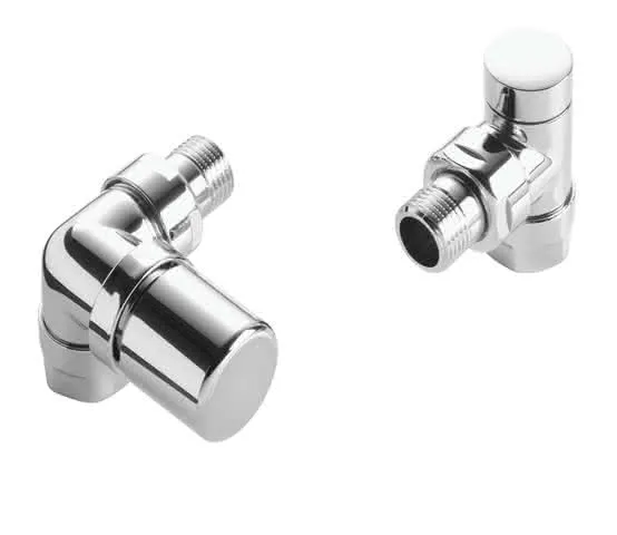 Zehnder Zubehör Ventilkörper Set I M30x1,5, Winkeleckform links, chrom