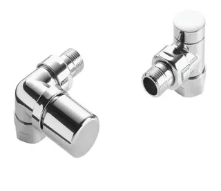 Zehnder Zubehör Ventilkörper Set I M30x1,5, Winkeleckform links, chrom