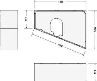 Duravit Wannenträger für 700215 – Bild 2