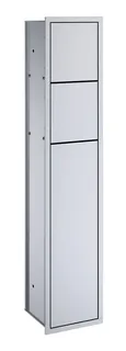 Emco WC-Modul (Public) asis 150 05050 Unterputz, Anschlag links 809 mm alu./alu.