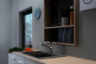Hansgrohe Spültischmischer 150 Focus M42 Ausziehauslauf 1jet sBox edelstahl-optik – Bild 3