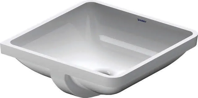 Duravit Einbauwaschtisch Starck 3 430 mm EB v.unten, mit ÜL, ohne HLB, weiß