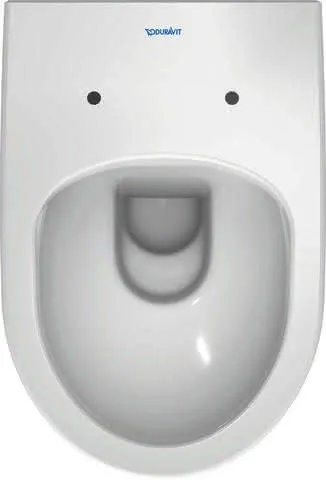 Wand-WC Duravit No.1 540 mm Tiefspüler, rimless, weiß, HYG