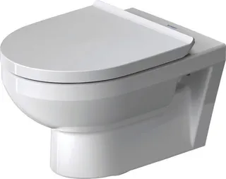 Wand-WC Duravit No.1 540 mm Tiefspüler, rimless, weiß – Bild 5