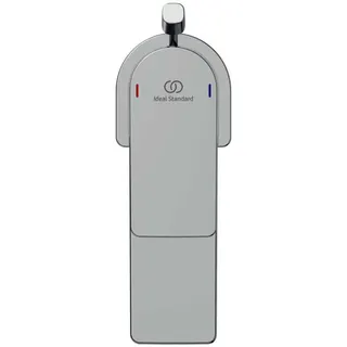 Ideal Standard Waschtisch-Armatur Edge, Slim Piccolo, m.Ablgarn., Ausld.90mm, Chrom – Bild 2