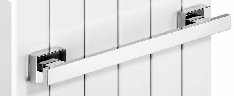 Giese Badetuchhalter eckig L = 590 mm mit Magnetbefestigung für Heizkörper