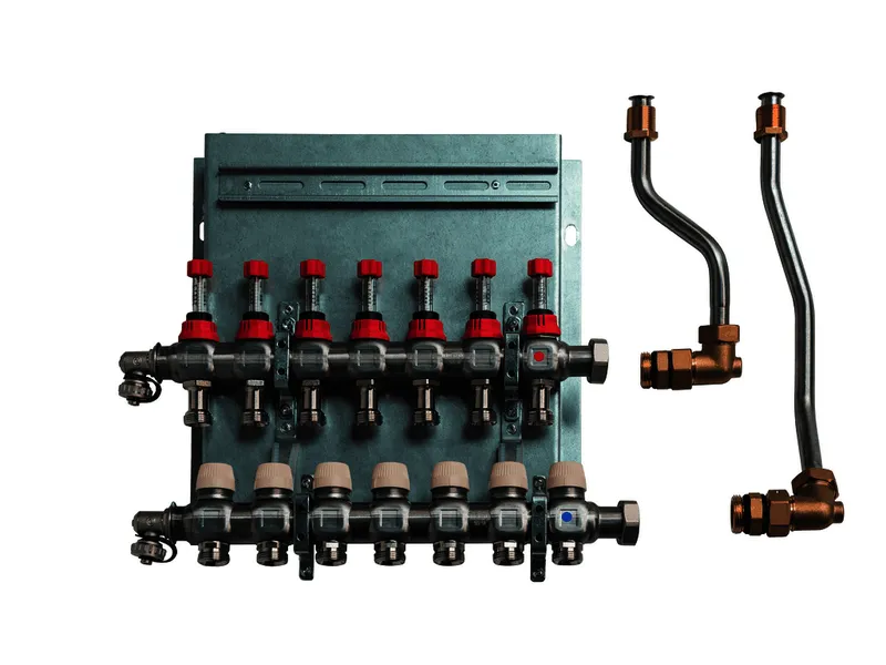 Kermi x-net Verteilerset für 7 Kreise passend für Korpus 1 + 3