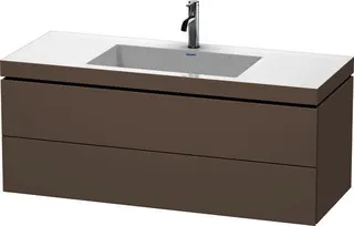 DU WTU L-Cube m. Vero Air 500x1200x480mm 1 HL, 2 SchKa, Basalt Matt