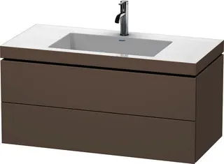 DU WTU L-Cube m. Vero Air 500x1000x480mm 1 HL, 2 SchKa, Basalt Matt