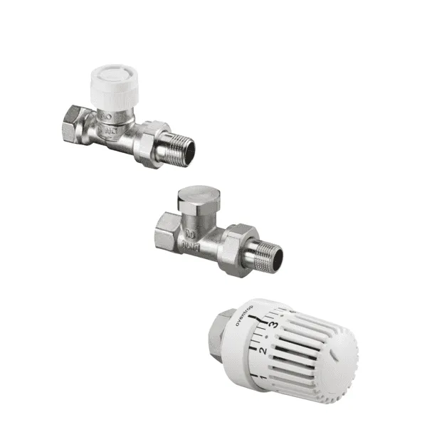 OVENTROP-Thermostatventil-Set, DN15 Durchgang, mit "Uni LH, AV9, Combi 2"