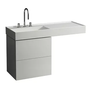 WTU K-LAUFEN 450x580x600 2 Schubl P/P f.WT H810333/8/9 H813332 weiß matt – Bild 3