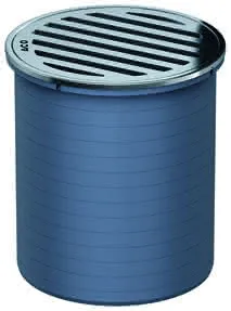 ACO Easy-Flow Aufsatzstück ABS D136 K3/ Rahmen u.Schlitzrost V2A lose