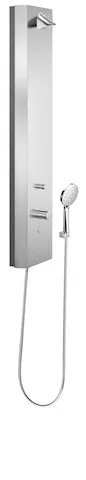 SCHELL Duschpaneel LINUS Inox DP-C-T-D-H Handbrause, DUKO COMFORT Flex, edst.