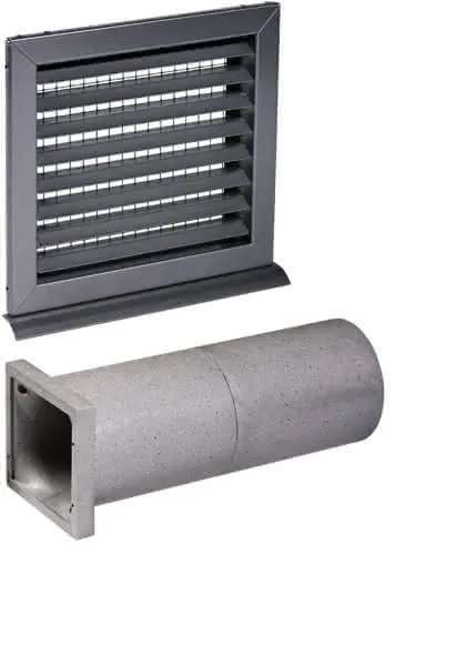 STIEBEL ELTRON Wanddurchführung AWG 160 R inkl. Wetterschutzgitter
