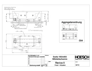 Hoesch WP Scelta 3671&Reviva II Power+Air Weiß/verchromt/Motor re./li. – Bild 2