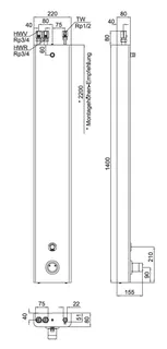 CONTI+ CONFRESH el. PZ Duschpan. CNX Frischwasserstation Thermo. Edelst. DN15 – Bild 4