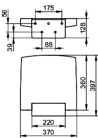 Keuco Klappsitz Plan 14983, Wandmontage, lackiert/schwarzgrau – Bild 2