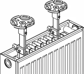 WEMEFA Super Standfix Universal für mehrlagige Plattenheizkörper 10-810 – Bild 2