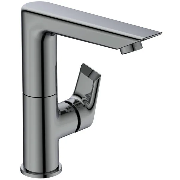 Ideal Standard Waschtisch-Armatur Tesi, 5 l/min.,o.Ablgarn., m.hohem schwenkb.Ausl.,Ausld.147mm,Chrom