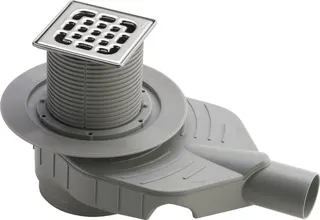 Viega Badablauf Advantix Top 4914.10 in DN50 Kunststoff Rahmen aus Edelstahl
