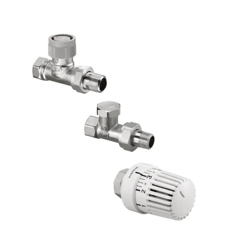 OVENTROP-Thermostatventil-Set, DN10 Durchgang, mit "Uni LH, AQ, Combi 2"