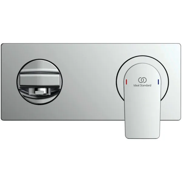 Ideal Standard Wand-Waschtischarmatur UP Edge, Bausatz 2, 5 l/min., Ausld. 191mm, Chrom