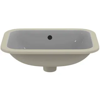 Ideal Standard Unterbau-Waschtisch Connect, rechteckig, ohne Hahnloch, mit Überlauf 500x380x175mm, Weiß – Bild 3