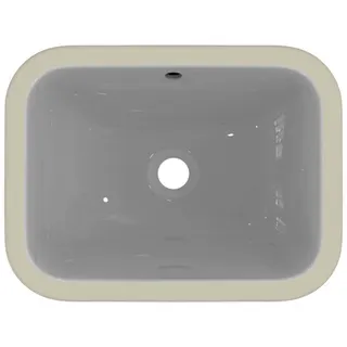 Ideal Standard Unterbau-Waschtisch Connect, rechteckig, ohne Hahnloch, mit Überlauf 500x380x175mm, Weiß – Bild 4