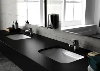 Ideal Standard Unterbau-Waschtisch Connect, rechteckig, ohne Hahnloch, mit Überlauf 500x380x175mm, Weiß – Bild 5