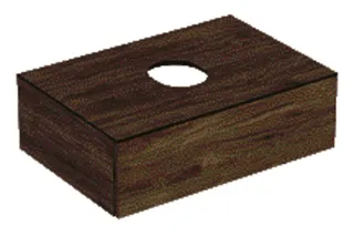 GE VariForm US für AS-WT, m. 1 Schublade 75x23,5x51cm, Nußbaum hickory