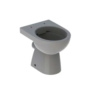 Geberit Renova Stand-WC Tiefspüler, Abg.horiz teilgeschl. Form, Rimfree, manhatten – Bild 2