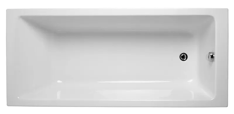 VitrA Badewanne Integra 1600 x 750 mm Körperformwanne Einbauversion Weiß