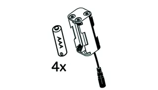SCHELL Batteriefach PURIS/VENUS 4xAAA Batterien – Bild 3