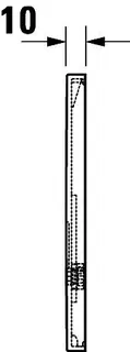 Duravit DuraSys A2 Betät.-Pl.elektr.,f.Urinal Infrar.,Batterieans.,Aufges., Chrom HG – Bild 5