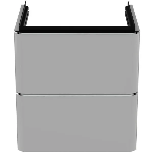 Ideal Standard Waschtisch-Unterschrank Adapto, 2 Ausz., 470x417x490mm, Hgl. weiß lackiert