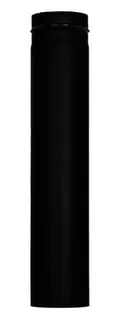 Bertrams Pelletino Rohr 250 mm lang d:80, 0,6 mm, seno schwarz