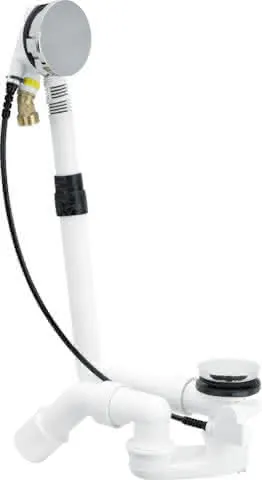 Viega Ab-und Überlauf Multiplex Trio 6161.50 in 560mmxDN40/50 verchromt