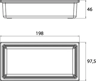 Emco Glasschale liaison 00001 für Reling 198x48x98 mm klar – Bild 2