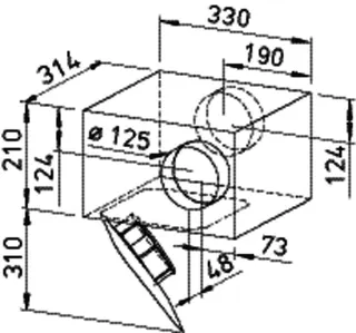 Helios SVS 125 B SlimVent schallgedämpfter Radialventilator – Bild 2