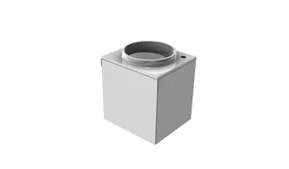 EC Gäste-Waschtisch evo 27411 Bohrung re, Griff li 450 mm optiwhite