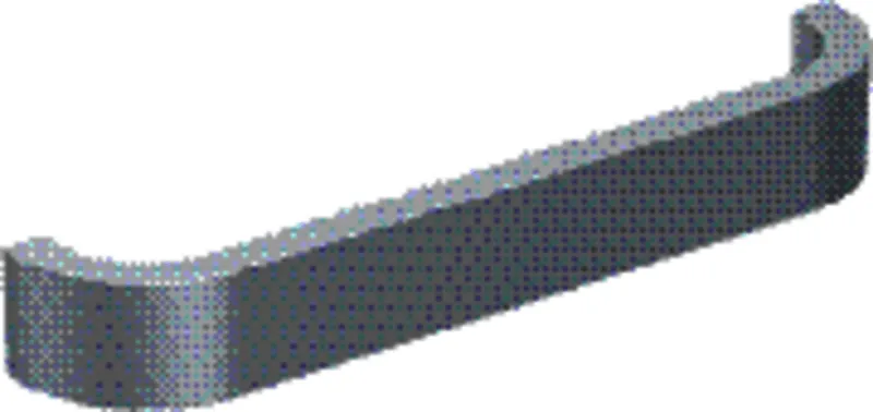 Geberit Renova Comfort Griff/ Handtuchhalter, Aluminium eloxiert