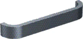GE Renova Comfort Griff/ Handtuchhalter, Aluminium eloxiert