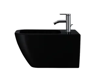 DU Wand-Bidet 540mm Happy D.2,Anthrazit/ Anthrazit Matt, m. ÜL, HLB, 1 HL, WG