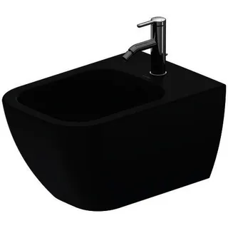 Duravit Wand-Bidet 540mm Happy D.2,Anthrazit/ Anthrazit Matt, m. ÜL, HLB, 1 HL – Bild 3