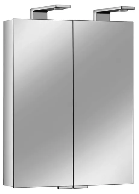 Keuco Spiegelschrank Royal Universe 12702, 2-trg., sil-elox., 650x752 mm