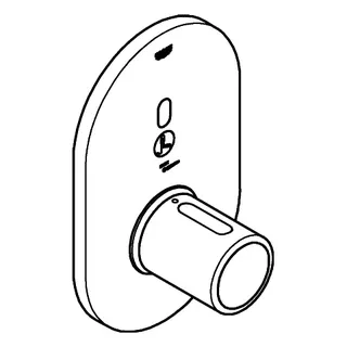 GROHE IR-Brausethermostat Eurosmart CE Special 36456 FMS für 36458/36459 chrom – Bild 3