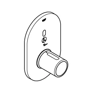 GROHE IR-Brausethermostat Eurosmart CE Special 36456 FMS für 36458/36459 chrom – Bild 4